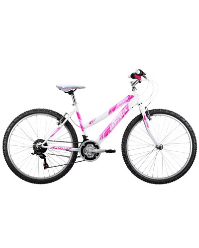 Atala Sunrise 26" Shimano Tourney 21sp, White/Pink