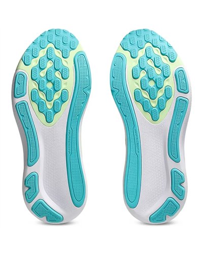 Asics Gel-Kayano 33 Men's Running Shoes, White/Energy Aqua