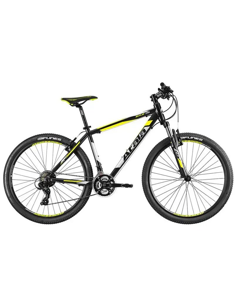 Atala Replay 27.5" VB Shimano Tourney 21V, Nero/Giallo Fluo Opaco