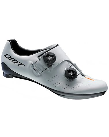 DMT D1 Men's Road Cycling Shoes Size EU 45.5, White/Black/Orange