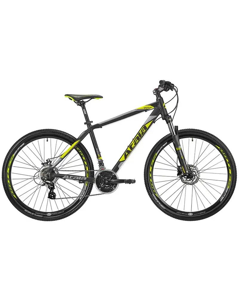 Atala Wap 27.5" HD Shimano Altus 24V, Nero/Giallo fluo Opaco