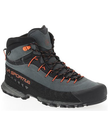 La Sportiva TX4 Mid GTX Gore-Tex Men's Approach//Hiking Boots, Carbon/Flame