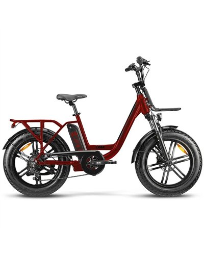 Atala e-Bike e-Rock 20F Shimano Tourney 7sp EcoLogic 627Wh, Dark Red Matt