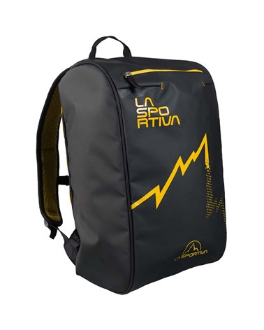 La Sportiva bolsa de escalada / mochila de la corona de 22 litros, negro / amarillo