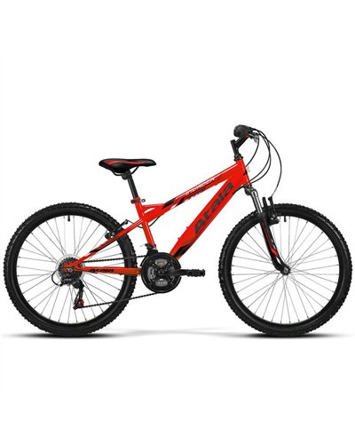 Atala Invader 24" Shimano Tourney 18V, Rosso Fluo/Nero