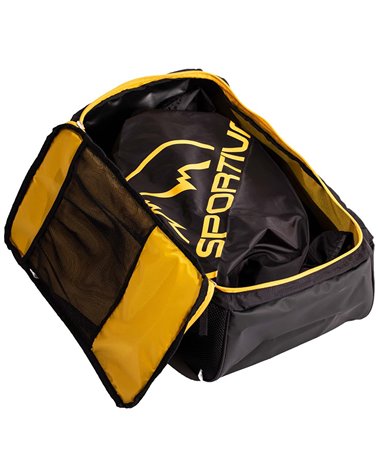 La Sportiva bolsa de escalada / mochila de la corona de 22 litros, negro / amarillo