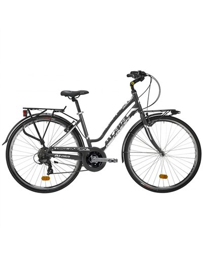 Atala Discovery Revo Donna Shimano Tourney 21V, Antracite/Bianco Opaco