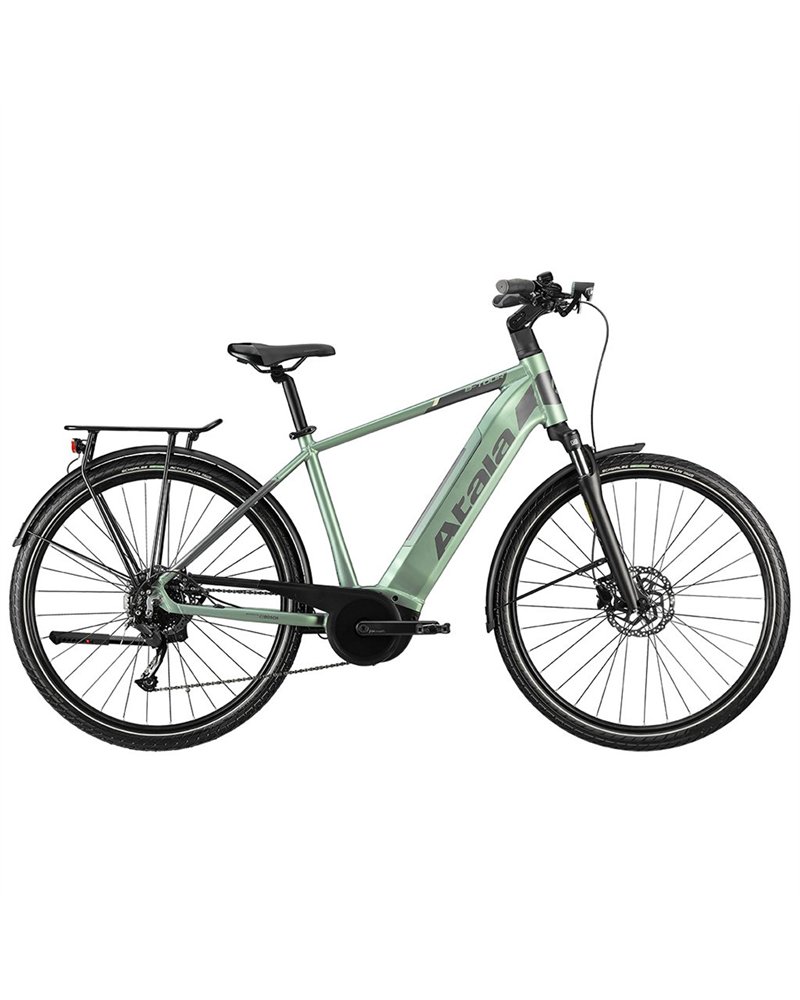 Atala e-Bike B-Tour A5.4 X5 Uomo Sram X5 9V Bosch Active Plus 400Wh, Verde/Antracite