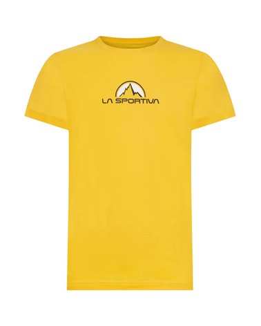 La Sportiva jersey de manga corta para hombre footstep, amarillo