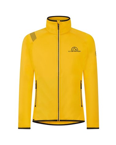 La Sportiva promo fleece hombres fleece fleece chaqueta, amarillo / negro