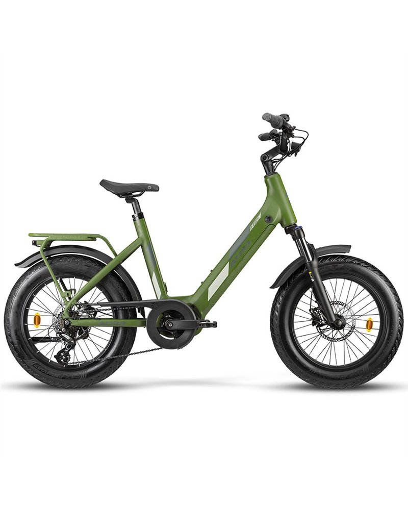 Atala e-Bike Califfone Shimano Altus 7V Agile GEN2 630Wh, Verde Opaco
