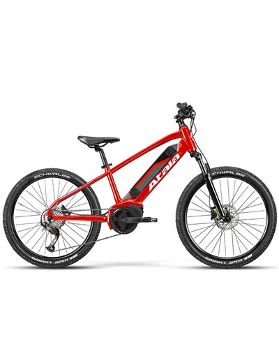 Atala e-MTB Doodle 24” Shimano Cues 9v AM80 Easy 540Wh, Rosso Lucido