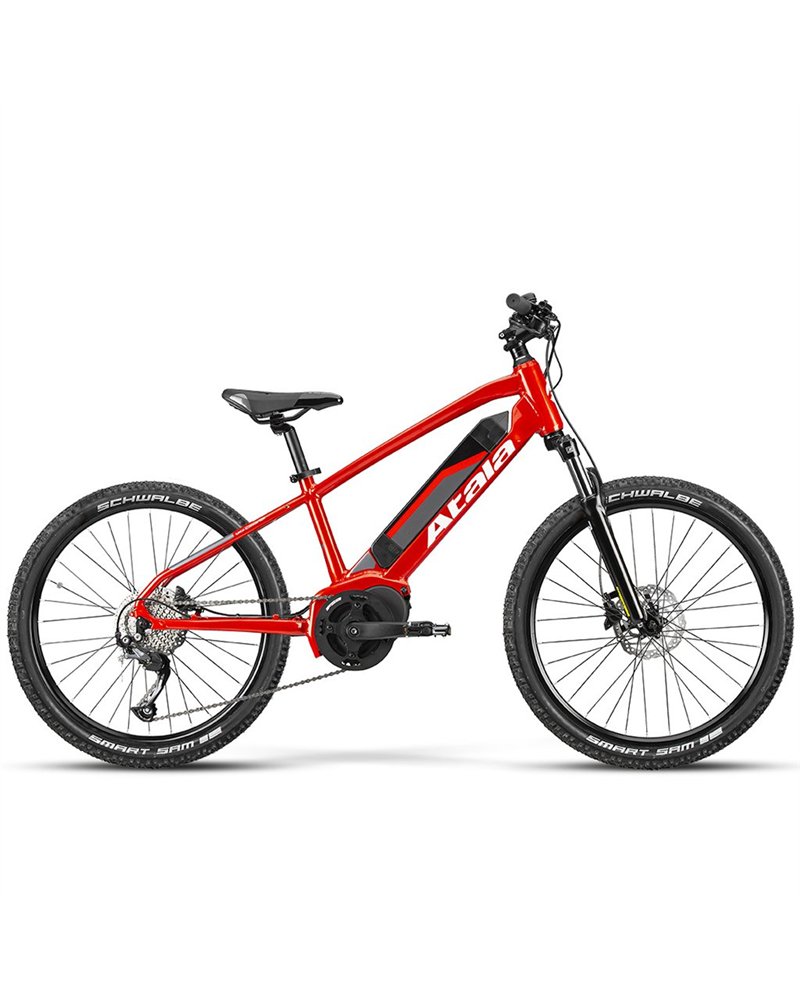 Atala e-MTB Doodle 24” Shimano Cues 9v AM80 Easy 540Wh, Rosso Lucido