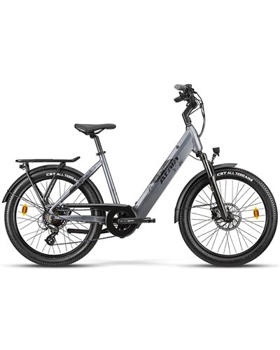 Atala e-Bike Taser Shimano Altus 7V EcoTronic 600Wh, Antracite Opaco