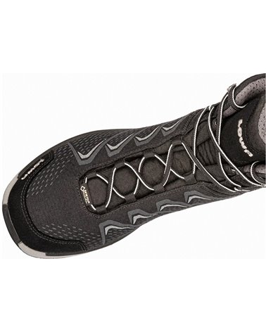 Lowa Innox Pro MID GTX Gore-Tex Men's Hiking Boots, Black/Grey