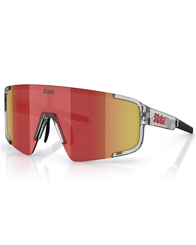 Bliz P003 Multisport Glasses Polished Transparent Dark Grey/Red