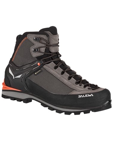 Salewa Crow GTX Gore-Tex Men's Mountaineering Boots, Wallnut/Fluo Orange