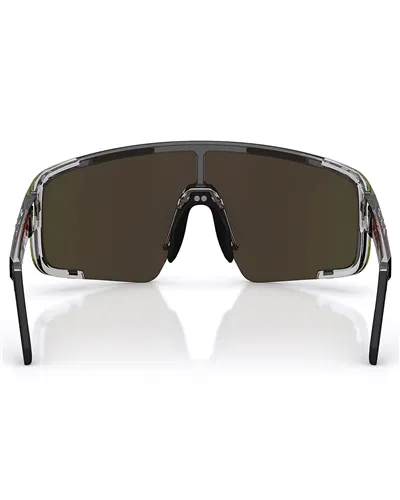 Bliz P003 Multisport Glasses Polished Transparent Dark Grey/Red