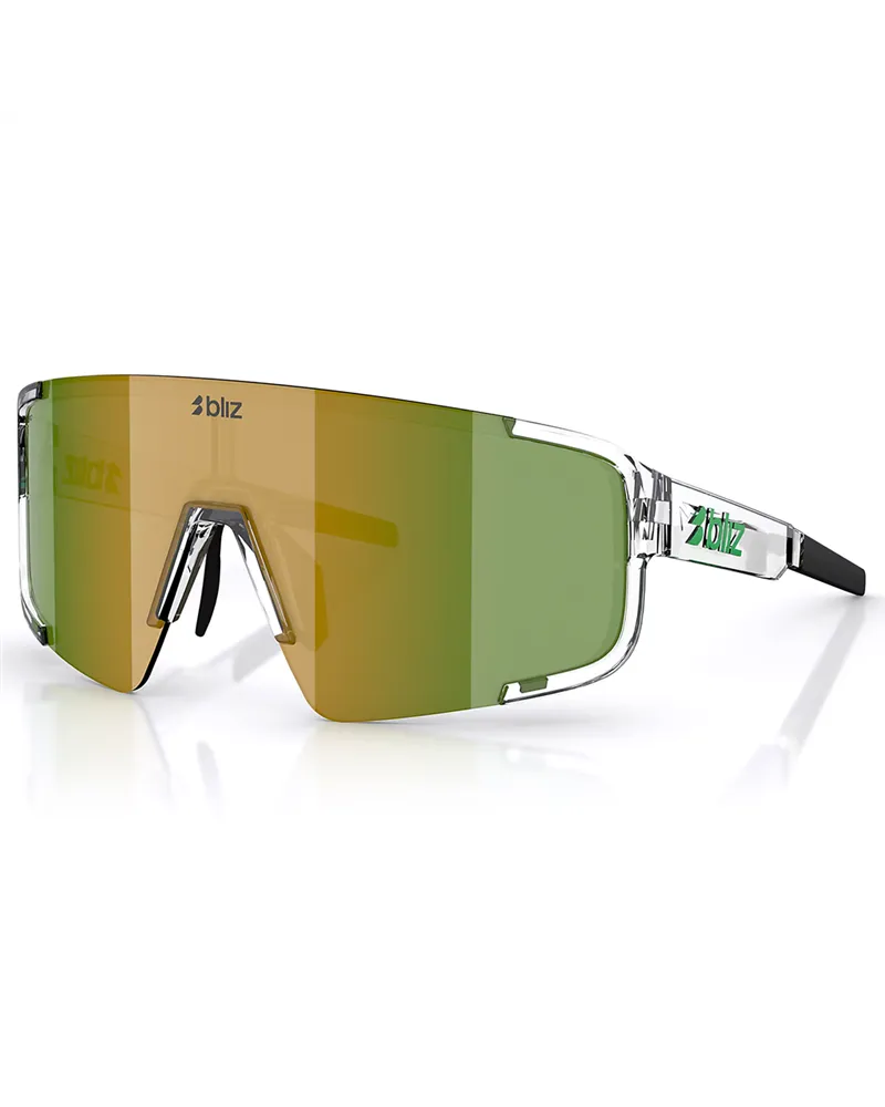 Bliz Occhiali P003 Bianco Trasparente Lucido/Verde