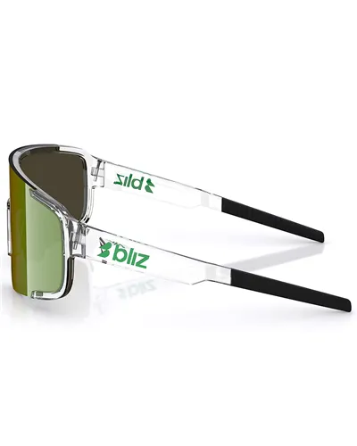 Bliz Occhiali P003 Bianco Trasparente Lucido/Verde