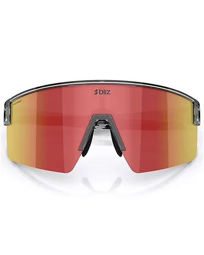 Bliz Occhiali P004 Grigio Scuro Trasparente Lucido/Rosso