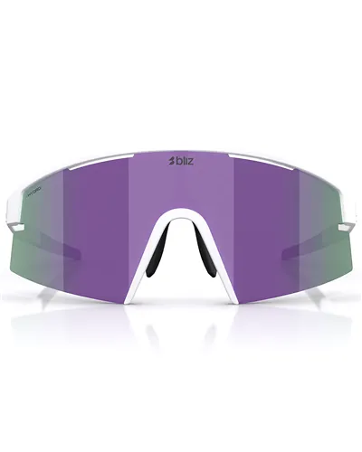 Bliz P006 Small Multisport Glasses Matte White/Smoke-Purple Mirror
