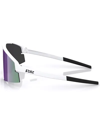 Bliz P006 Small Multisport Glasses Matte White/Smoke-Purple Mirror