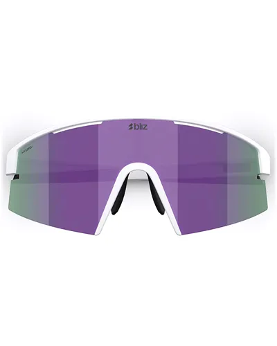 Bliz P006 Small Multisport Glasses Matte White/Smoke-Purple Mirror