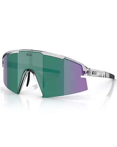 Bliz Occhiali P006 Small Cristallo Nero Lucido/Verde-Verde Multicolor