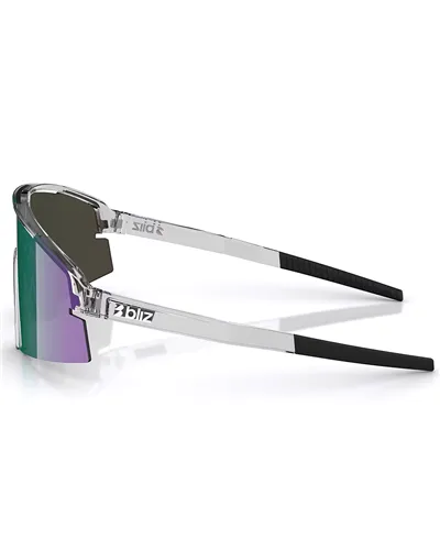 Bliz Occhiali P006 Small Cristallo Nero Lucido/Verde-Verde Multicolor