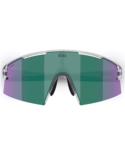 Bliz P006 Small Multisport Glasses Polished Crystal Black/Green-Green Multicolor