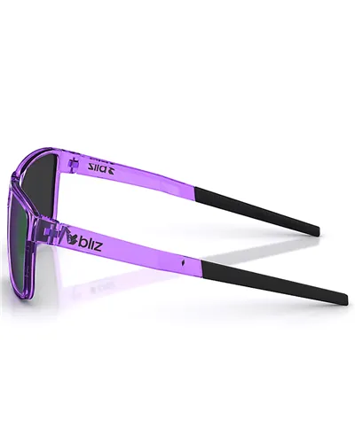 Bliz Occhiali A008 Viola Trasparente Lucido/Fumo-Viola Multicolor