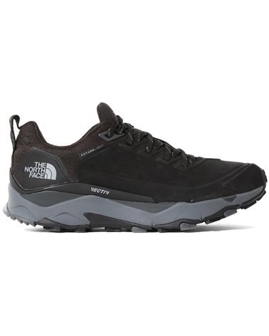 The North Face Vectiv Futurelight Exploris Men's Hiking Nubuk Leather Shoes, TNF Black/Zinc Grey