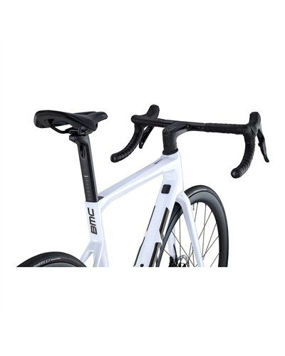 BMC Teammachine SLR One - Sram Force AXS 12v con Powermeter, Bianco/Nero