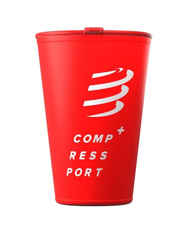 Compressport Fast Cup Tazza Comprimibile 200ml, Rosso