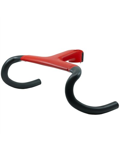 BMC ICS2 Carbon Aero Piega Manubrio 110/360/420mm, Rosso