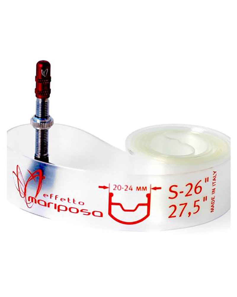 Effetto Mariposa Caffelatex Tubeless Strip M 26/27.5" Cinta de conversión tubeless de 25-29 mm para 2 ruedas
