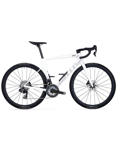 BMC Teammachine SLR01 Three - Sram Force AXS 12sp, Metallic White/Silver MY26