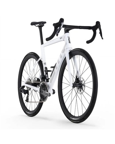BMC Teammachine SLR01 Three - Sram Force AXS 12sp, Metallic White/Silver MY26