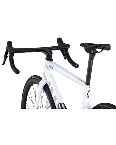 BMC Teammachine SLR01 Three - Sram Force AXS 12v, Metallic White/Silver MY26