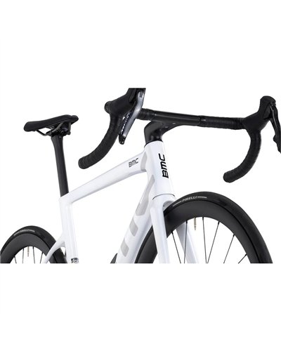 BMC Teammachine SLR01 Three - Sram Force AXS 12sp, Metallic White/Silver MY26