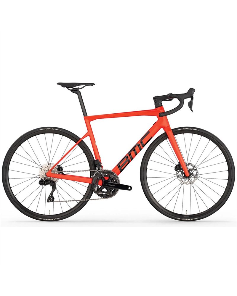 BMC Teammachine SLR Three - Shimano 105 Di2 12sp, Neon Red MY26