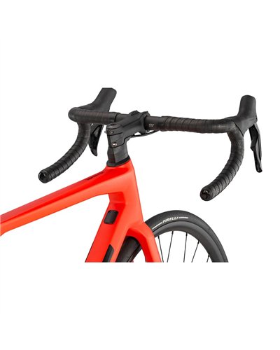 BMC Teammachine SLR Three - Shimano 105 Di2 12sp, Neon Red MY26