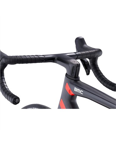 BMC Teammachine SLR01 One - Sram Red AXS 12v, Carbon/Neon Red MY26