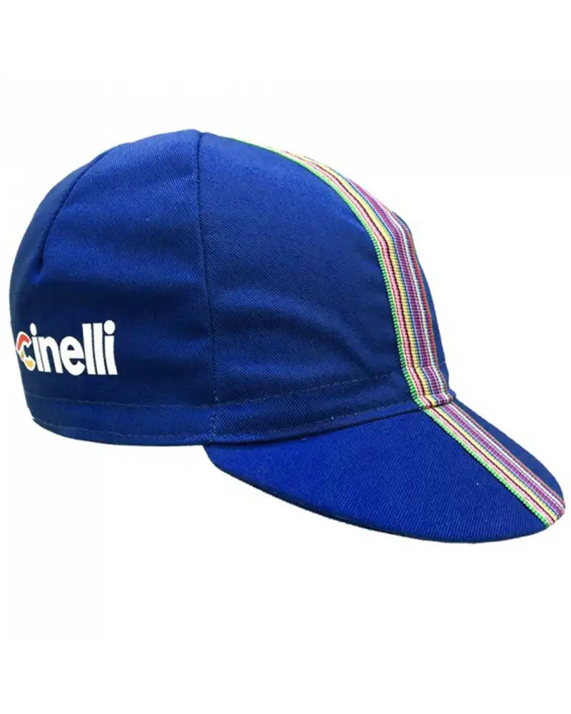 Cinelli Ciao Cappellino Ciclismo, Blu (Taglia Unica)