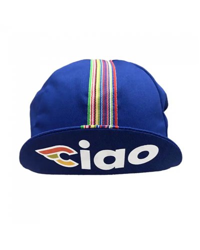 Cinelli Ciao Cappellino Ciclismo, Blu (Taglia Unica)