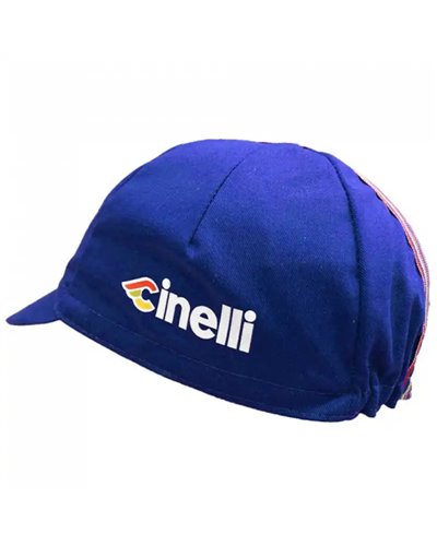 Cinelli Ciao Cappellino Ciclismo, Blu (Taglia Unica)