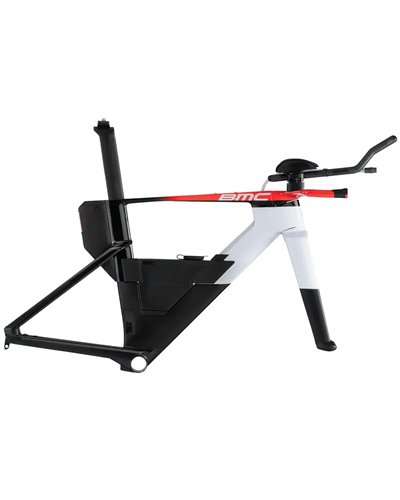 BMC Kit Telaio Speedmachine 01, Cool White/Neon Red MY26