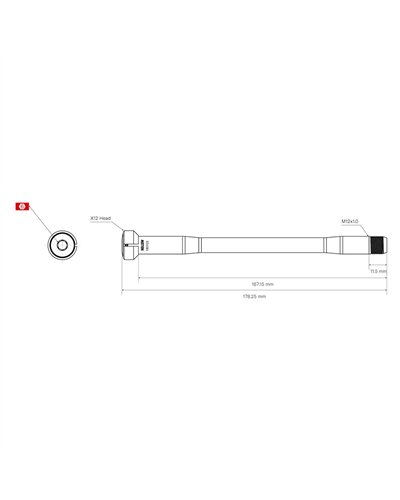 BMC Rear Axles n.6 Fourstroke 01 Gen 4/Twostroke 01 Gen 1/Kaius 01 Gen 1 UDH - 301769