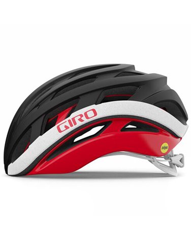 Giro Helios Spherical MIPS Raod Helmet, Matte Black/Red